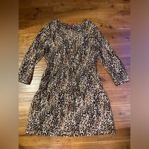 Animal print dress